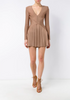 Button Down Trapeze Dress