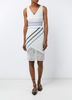 Chora Striped V-Neck Dress